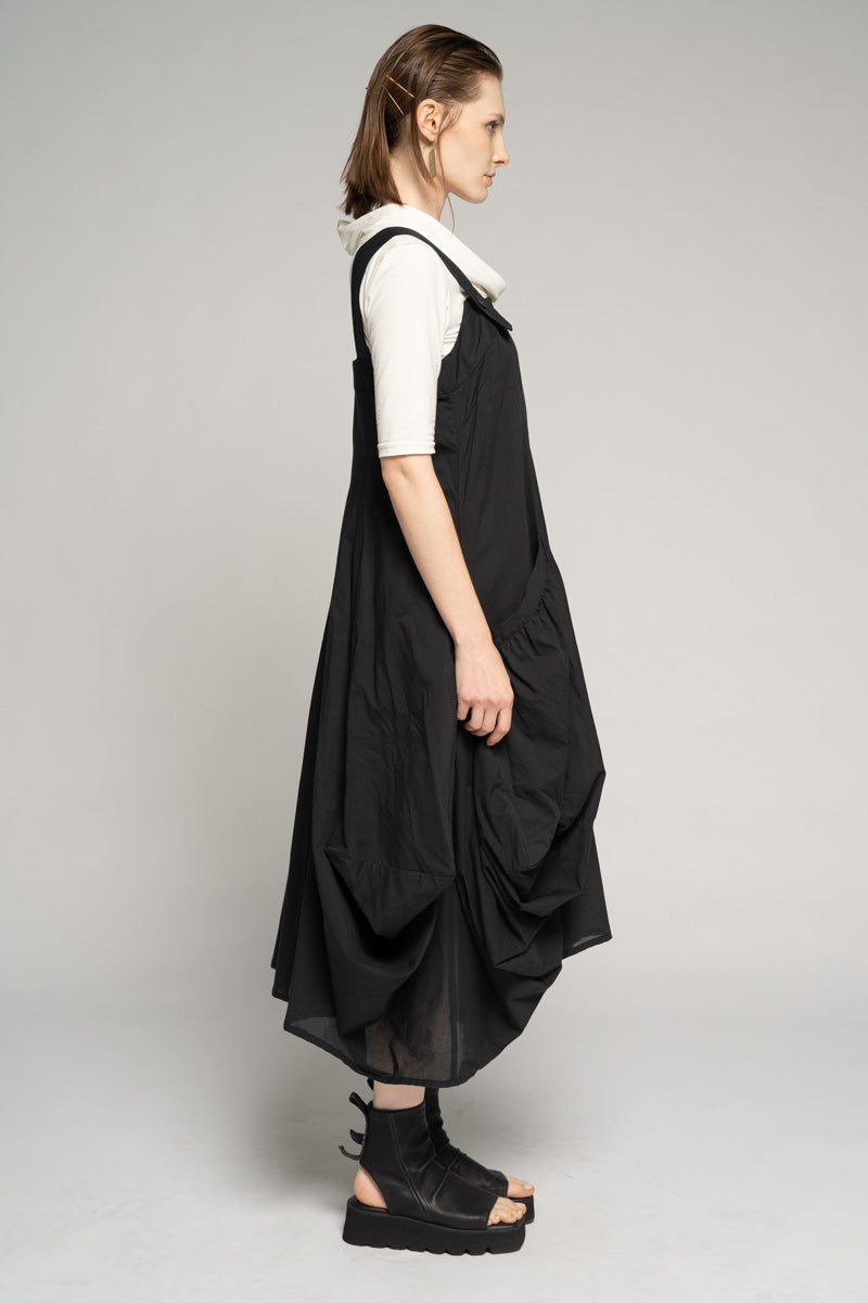 dogstar - Crossroads Pinafore. Black.