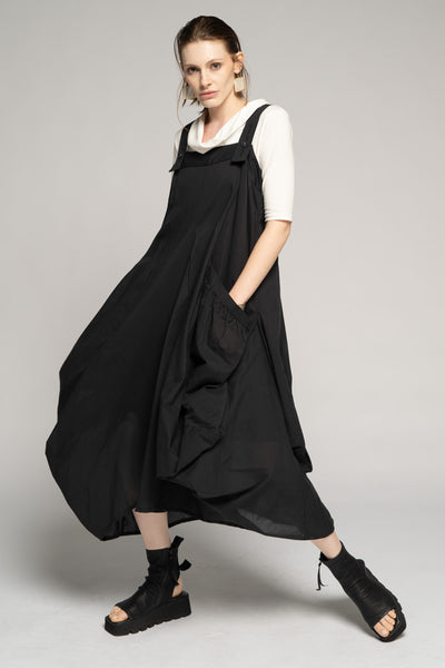 dogstar - Crossroads Pinafore. Black.