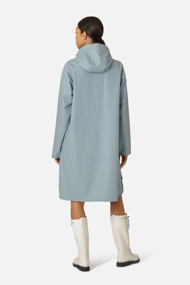 Ilse Jacobsen - detachable hood Raincoat. Cloud